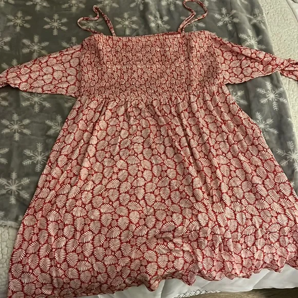 EUC loft tie back beach dress - Picture 1 of 5